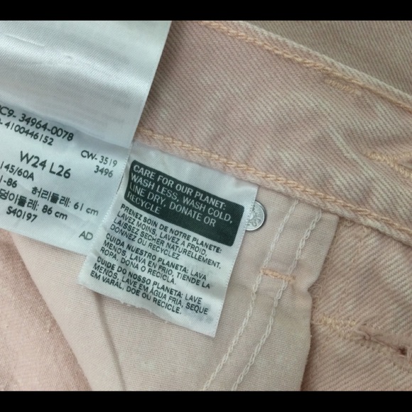 Levi’s Wedgie Straight Jeans Acid Wash Pin… - Picture 8 of 10